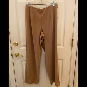 Coldwater Creek holly pants camel stretch size 10 nwt